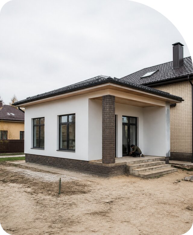 Строительство одноэтажной пристройки в Кемерово от 468270 р. | РадиДОМА-Кмр
